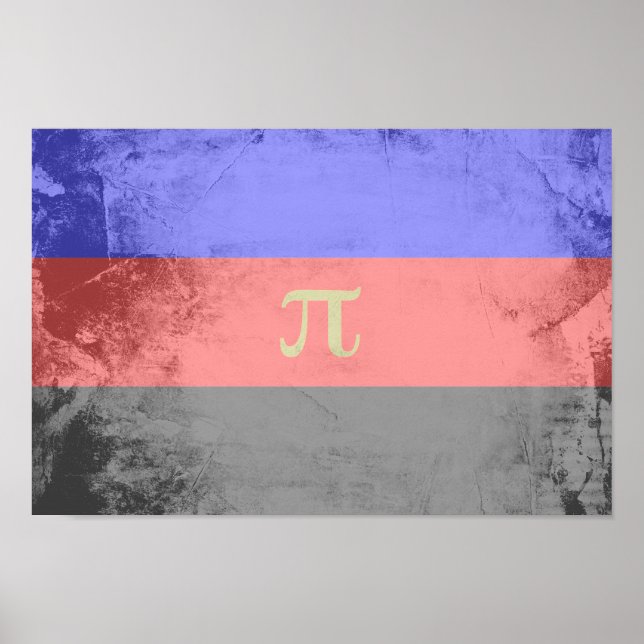 Polyamory-Stolperflagge Poster (Vorne)