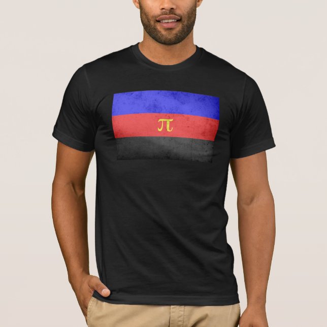 Polyamory-Stolperflagge T-Shirt (Vorderseite)