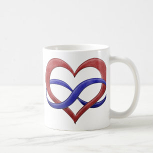 Polyamory Stolz-Unendlichkeits-Herz Kaffeetasse