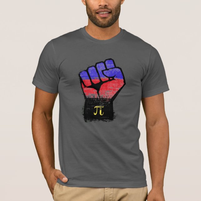 Polyamory Stolzfaust T-Shirt (Vorderseite)