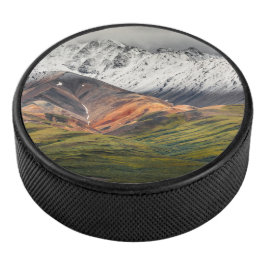 Polychrome-Berg, Denali NP, Alaska Eishockey Puck