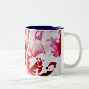 Polychromoptik #1A von Michael Moffa Zweifarbige Tasse