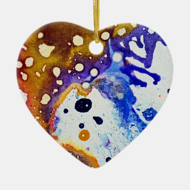 Polychromoptik #1B von Michael Moffa Keramik Ornament (Vorne)