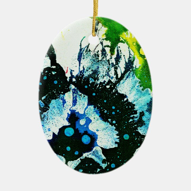 Polychromoptik #2C von Michael Moffa Keramik Ornament (Vorne)