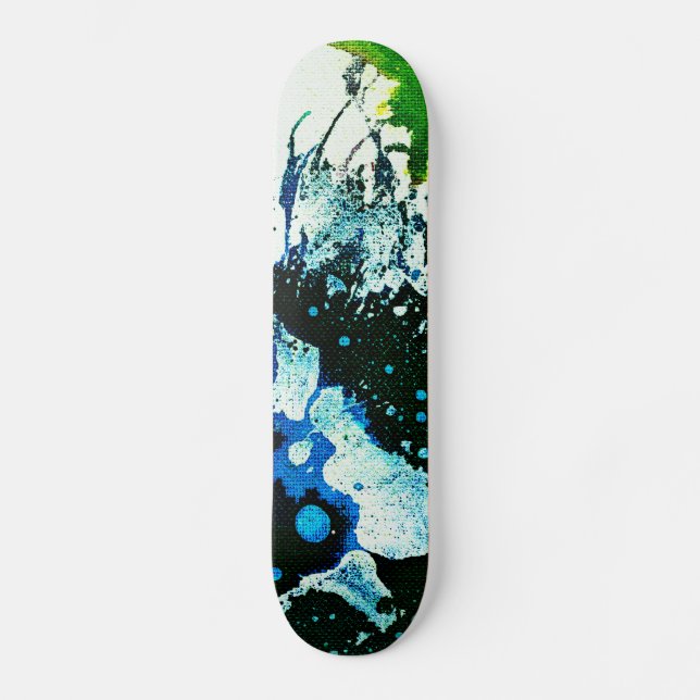 Polychromoptik #2C von Michael Moffa Skateboard (Vorderseite)