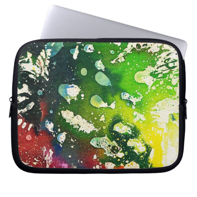 Polychromoptik #4 von Michael Moffa Laptopschutzhülle (Vorderseite)