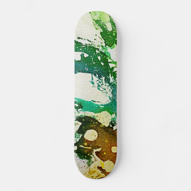 Polychromoptik #5 von Michael Moffa Skateboard (Vorderseite)