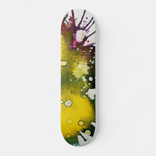 Polychromoptik #7 von Michael Moffa Skateboard (Vorderseite)