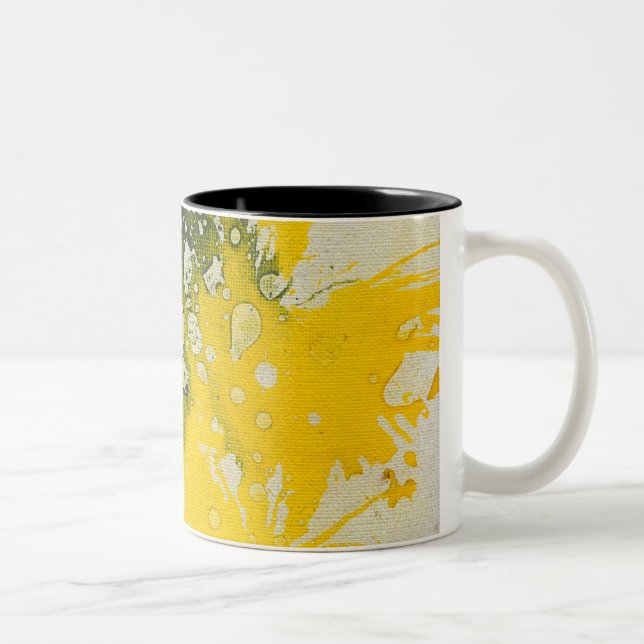Polychromoptik #8 von Michael Moffa Zweifarbige Tasse (Rechts)