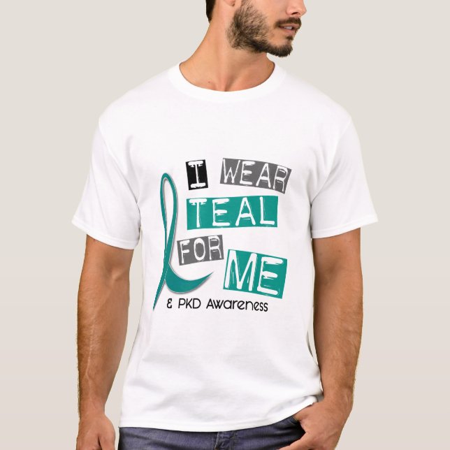 Polycystic Nieren-Krankheit PKD trage ich T-Shirt (Vorderseite)
