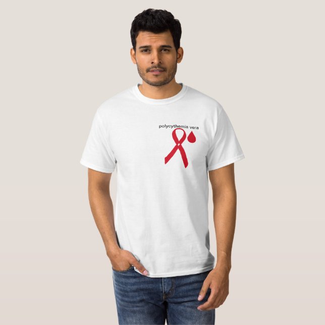 Polycythemia vera awareness T-Shirt (Vorne ganz)
