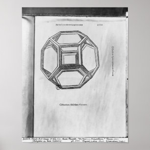 Polyeder, von 'De Divina Proportione' Poster