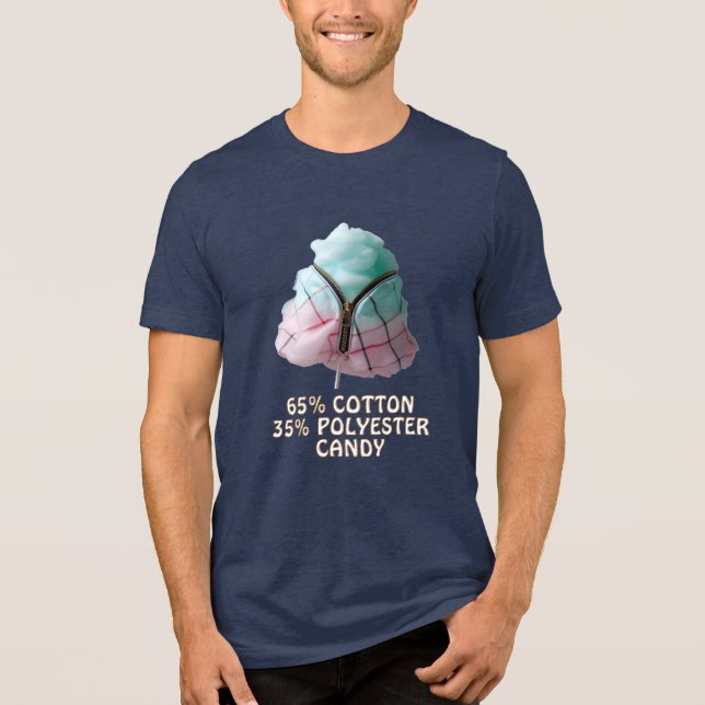Polyester-Cotton Blend Candy Tri-Blend Shirt (Vorderseite)