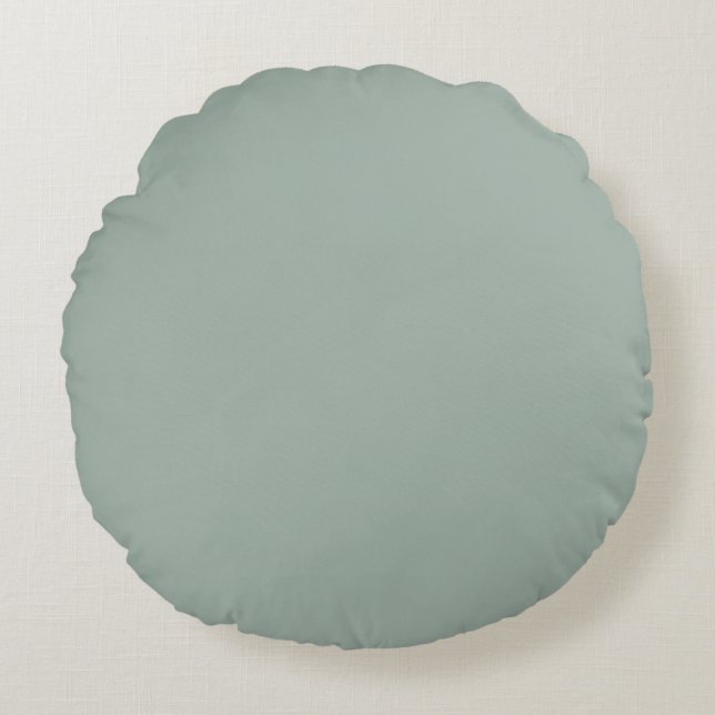 Polyester-Rundwurfkissen (16"), weiches Blatt Rundes Kissen (Vorderseite)