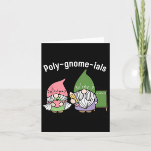 Polygnomeials Math Teacher Karte