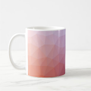 Polygon abstrakt. Moderne abstrakte Illustration Kaffeetasse