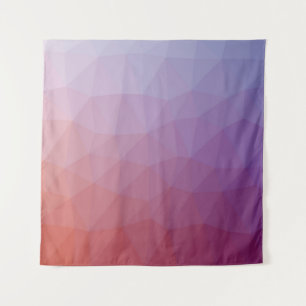 Polygon abstrakt. Moderne abstrakte Illustration w Wandteppich