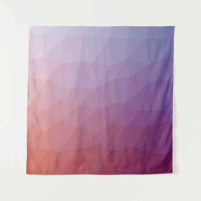  Polygon abstrakt. Moderne abstrakte Illustration  Wandteppich (Vorderseite)