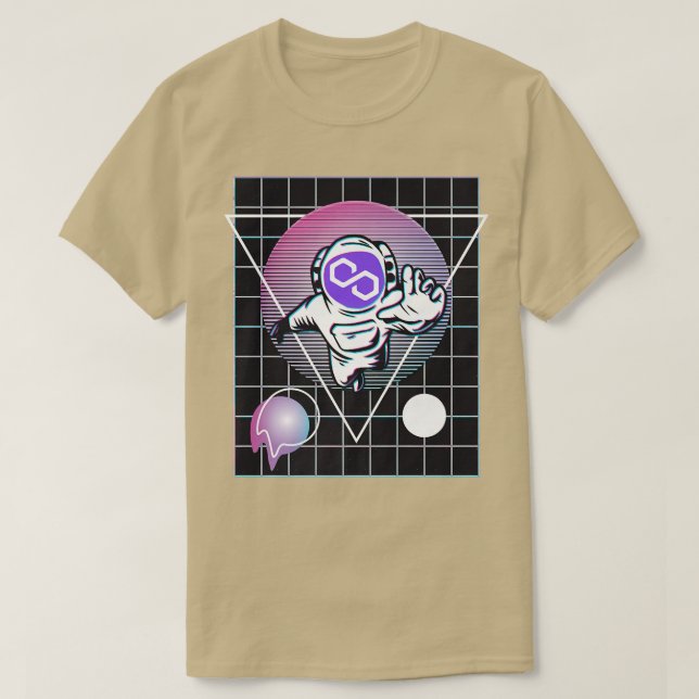 Polygon Astronaut T-Shirt (Design vorne)