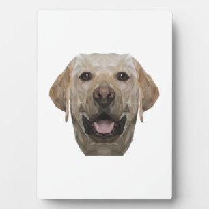 Polygon Hund Daddy Hund Mom Dogfather Labrador Fotoplatte