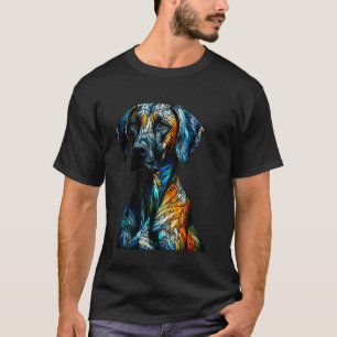 Polygon-Kunst Rhodesian Ridgeback Ridgebacks T-Shirt