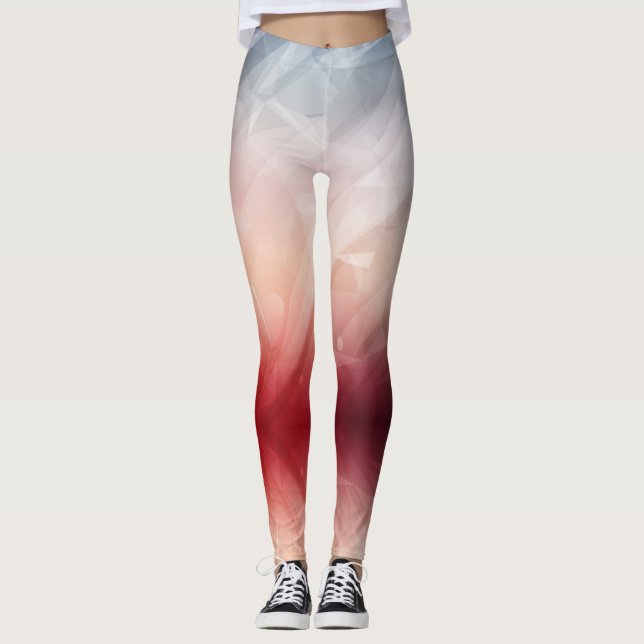 Polygon Love - Power Yoga Leggings (Vorderseite)