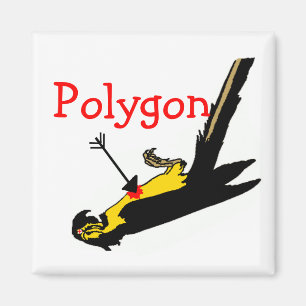 Polygon-lustiges Mathe-Lehrer-Geschenk Magnet