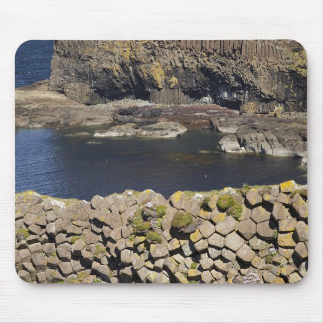 Polygonal basalt, Staffa, vor der Insel Mull, Mousepad (Vorne)