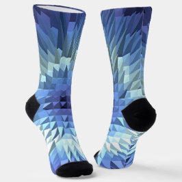 Polygonale geometrische Konstruktion Socken