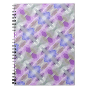 Polygonale geometrische violette lila Pixel squ Notizblock