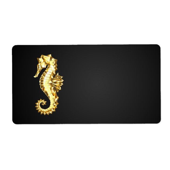 Polygonales Gold-Seepferd (Vorne)