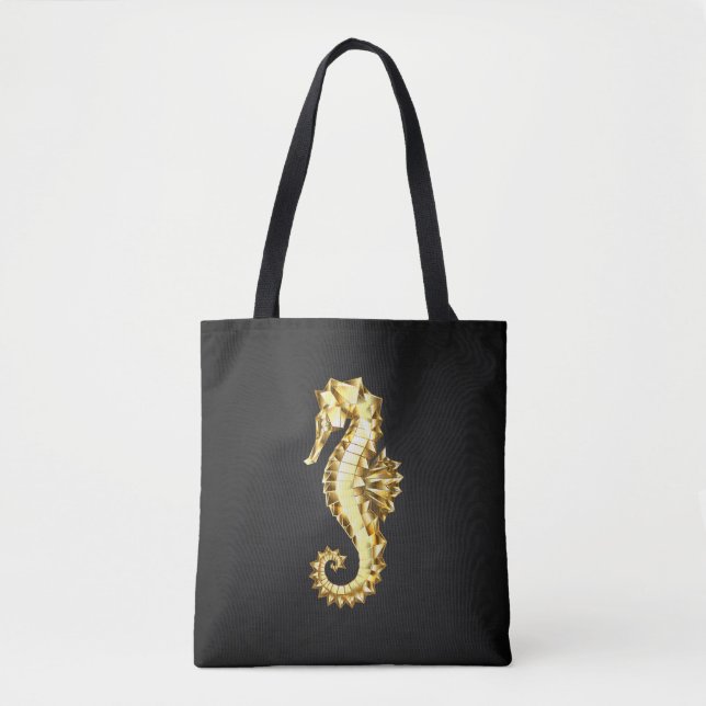 Polygonales Gold-Seepferd Tasche (Vorderseite)