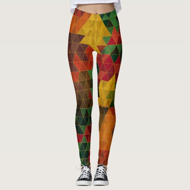 Polygone Love - Power Yoga Leggings (Vorderseite)