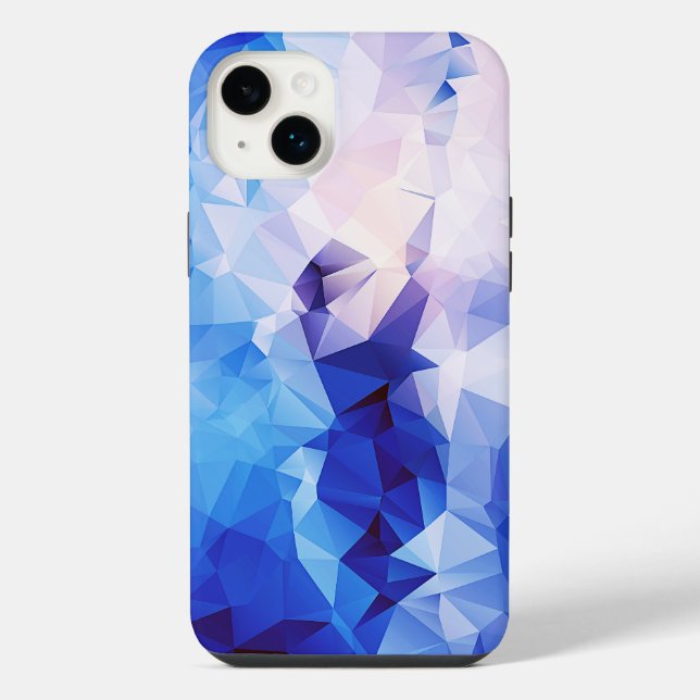 Polygongrafik iPhone 14 Plus Hülle (Rückseite)