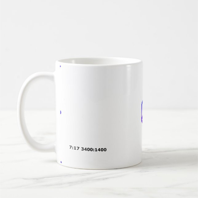 Polygonia-Tasse-Umlaufbahn 7:17 Kaffeetasse (Links)