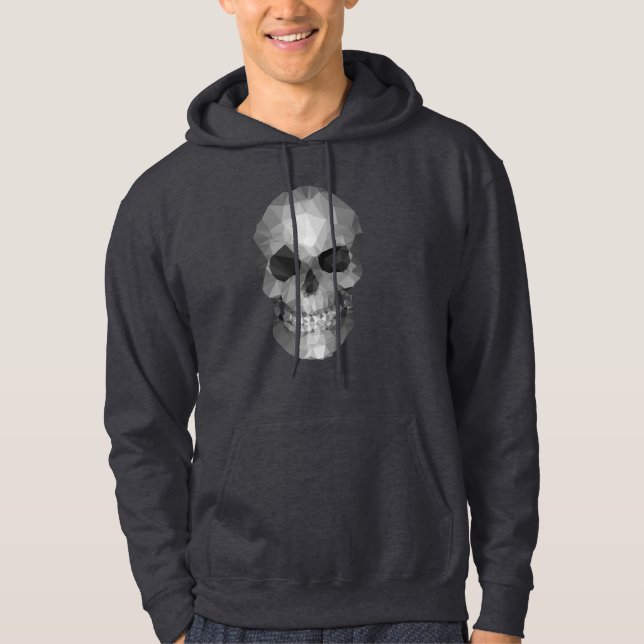 Polygons skull hoodie (Vorderseite)