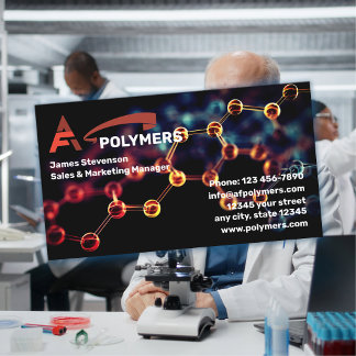 Polymerunternehmen Visitenkarte