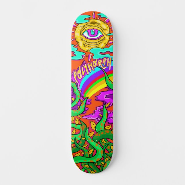 Polymorph All-Seeing Eye Skateboard (Vorderseite)