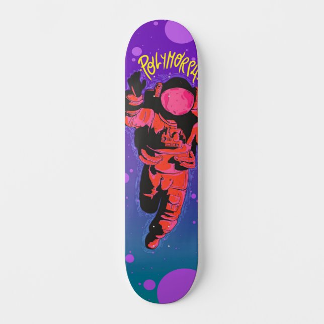 Polymorph Astronaut Skateboard (Vorderseite)
