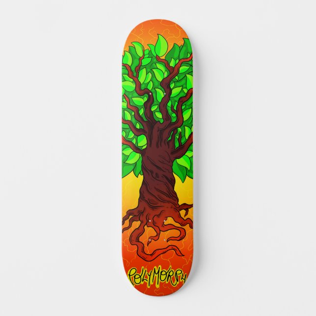 Polymorphe Arbre de Vie Skateboard (Recto)