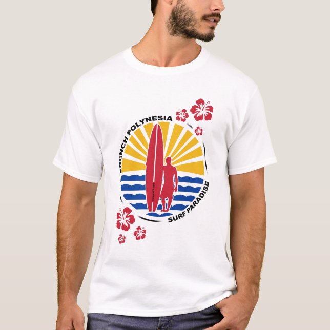 Polynesia Surf T-Shirt (Vorderseite)