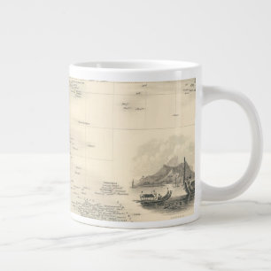 Polynesie  Inseln im Pazifischen Ozean Jumbo-Tasse