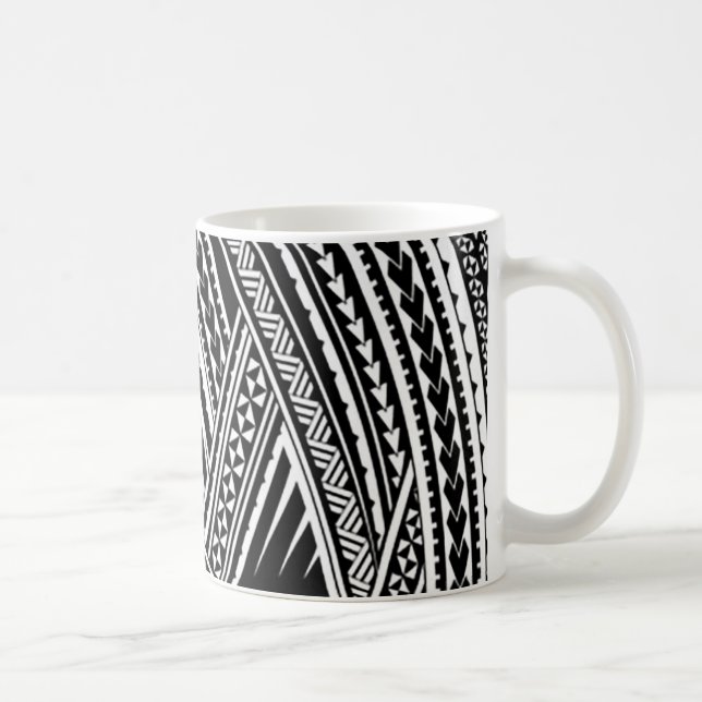 Polynésien Hawaïen Tribal Samoan Café Koko Mug (Droite)