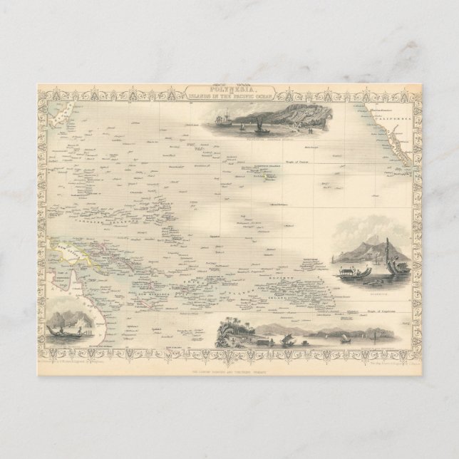 Polynesien | Inseln im Pazifik Postkarte (Vorderseite)