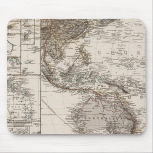 Polynesien-Karte Mousepad