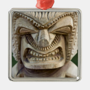 Polynesien, Königreich Tonga. Nahaufnahme eines Ti Ornament Aus Metall