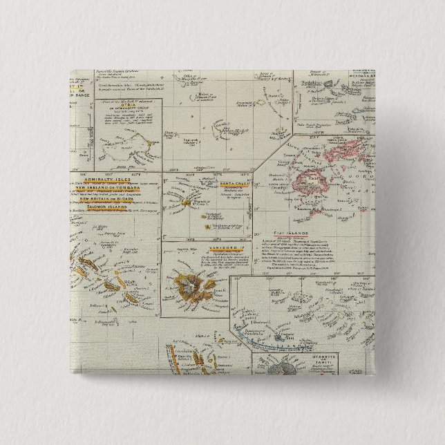 Polynesien, Pazifik-Inseln Button (Vorderseite)