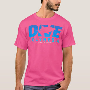 Polynesien tauchen mit Haifischflossen in Polynesi T-Shirt