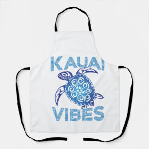 Polynesische Blaue Stammes-Schildkröte Kauai Vibes Schürze