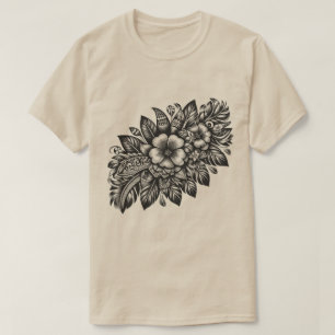 Polynesische Blume T-Shirt